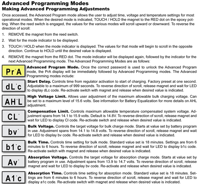 Advanced Programming Mode MC-614