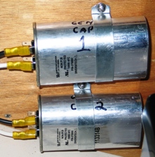 Genset capacitors