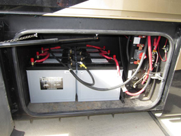 6 30HT batteries installed in a Motor Home