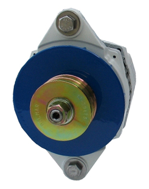 Balmar 95-210 Alternator - front view, 12vdc apx. 175amp, Externally Regulated, 4in Dual Foot Mounting