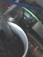 Before view of Raw Water Filter with barnicles Before view of Raw Water Filter with barnacles